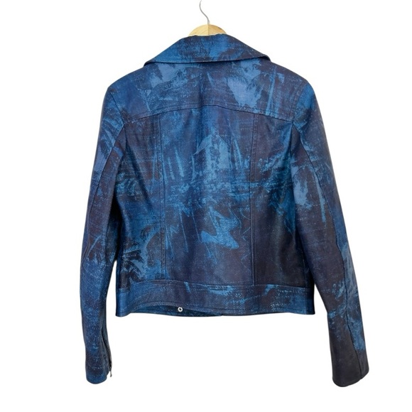 NWT Robert Graham Leather Moto Jacket Medium - Picture 16 of 16